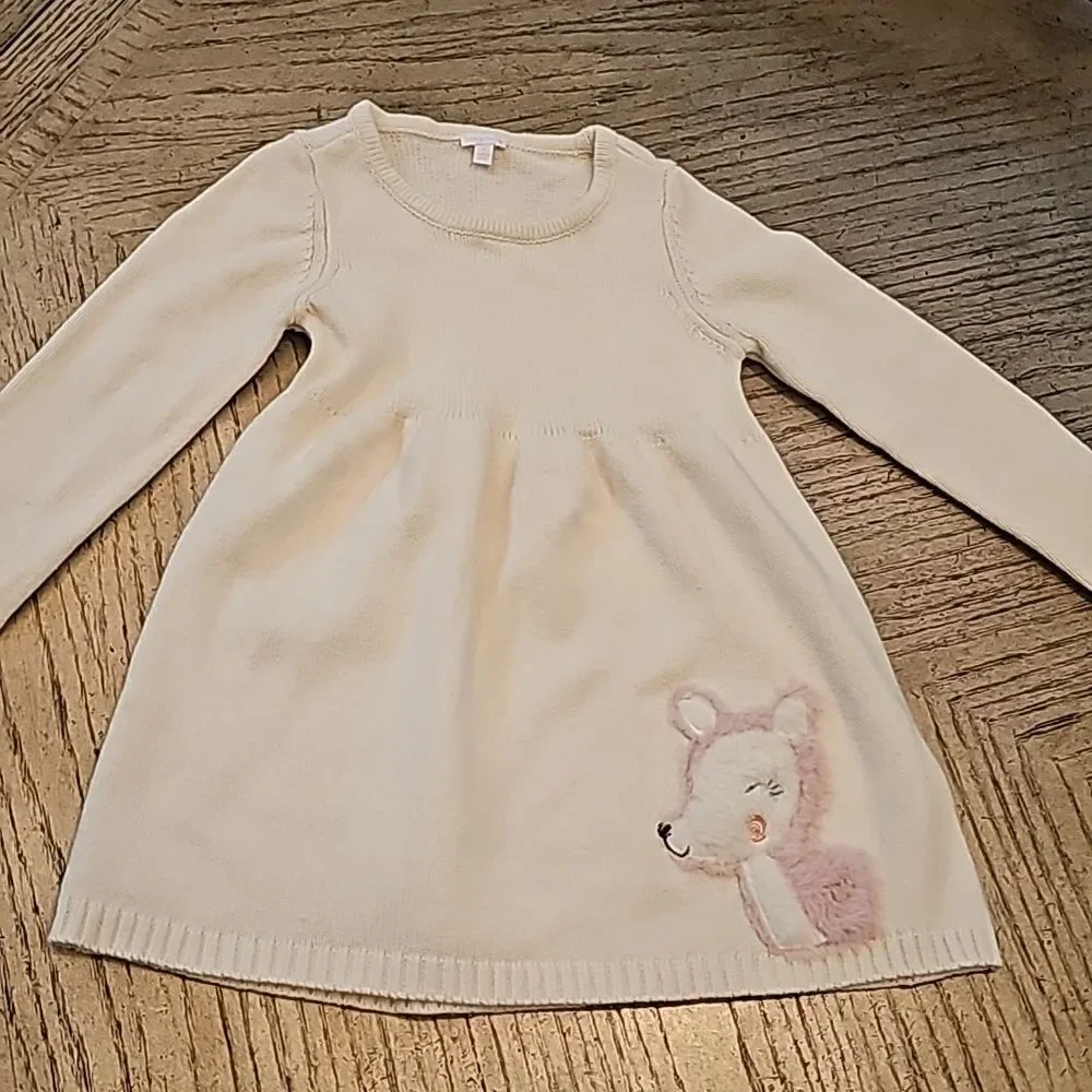 Long sleeve dog dress size 4